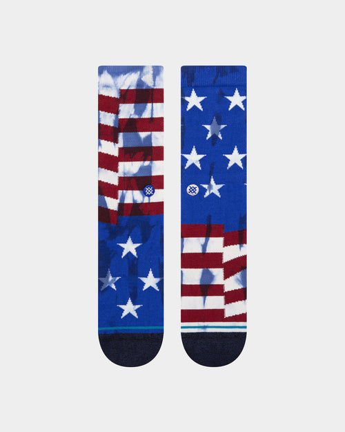 Stance The Banner Crew Socks Red