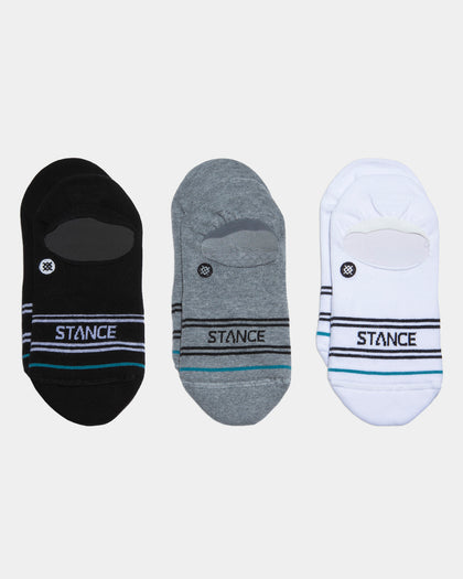 Stance Basic No Show Socks 3 Pack Multi-Coloured