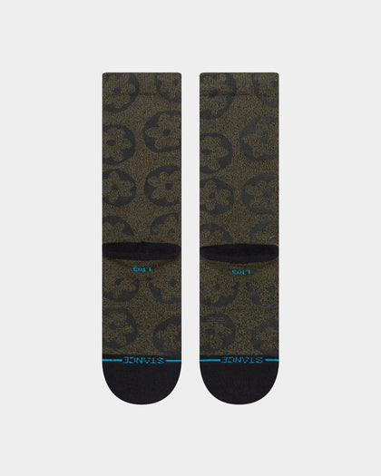 Stance Radial Crew Socks Green