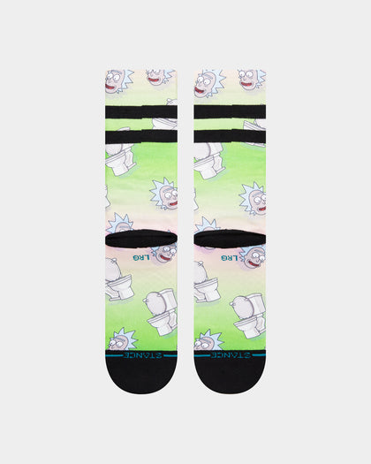 Stance X Rick And Morty The Seat Socks Multi-Coloured