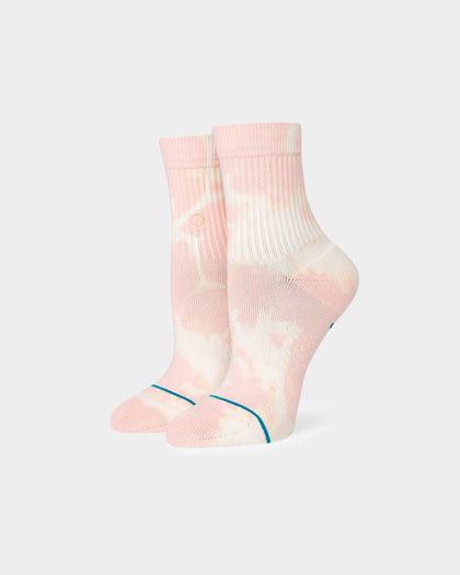 Stance Women's Relevant Quarter Socks Pink