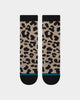Stance Women's Show Some Skin Crew Socks Taupe