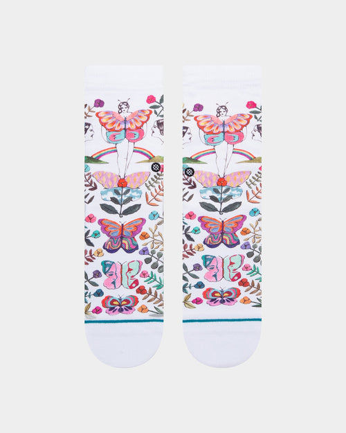 Stance Women's The Garden Of Growth Socks White