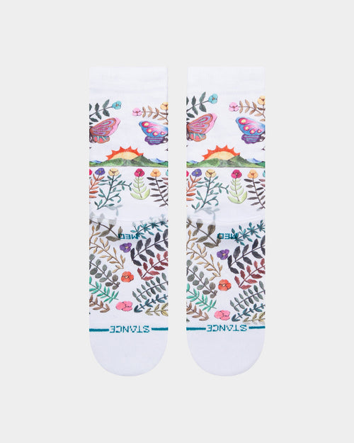 Stance Women's The Garden Of Growth Socks White