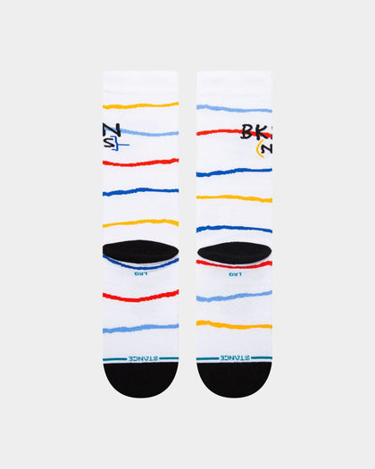 Stance X NBA Brooklyn Nets 2023 Socks White