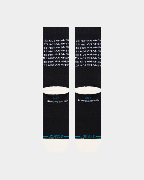 Stance X The Simpsons Troubled Socks Black