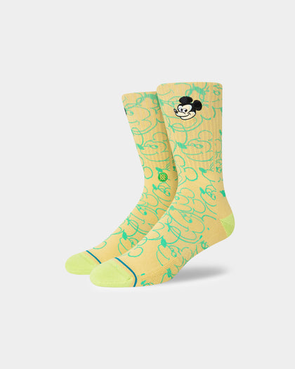 Stance X Dillon Froelich Mickey Socks Mustard