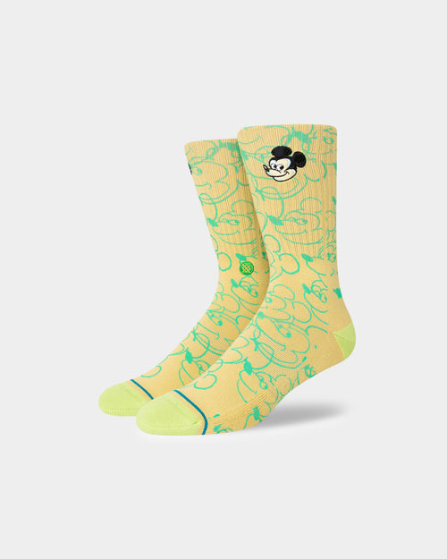 Stance X Dillon Froelich Mickey Socks Mustard