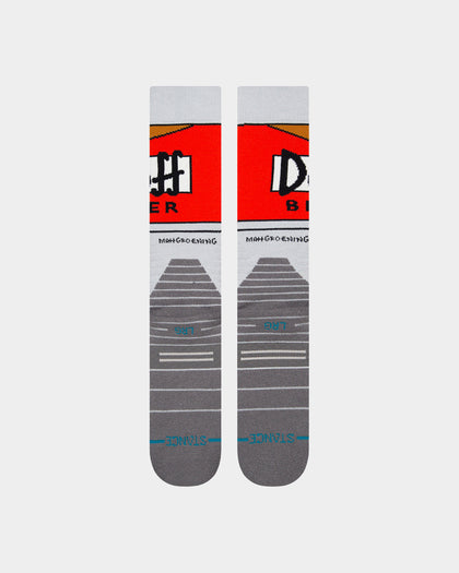Stance X The Simpsons Duff Beer Snow Socks Grey