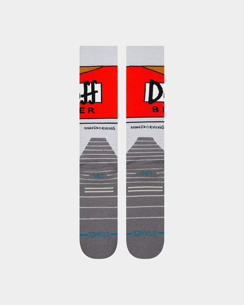 Stance X The Simpsons Duff Beer Snow Socks Grey