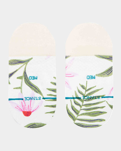 Stance Women's Flaunt No Show Socks Off White
