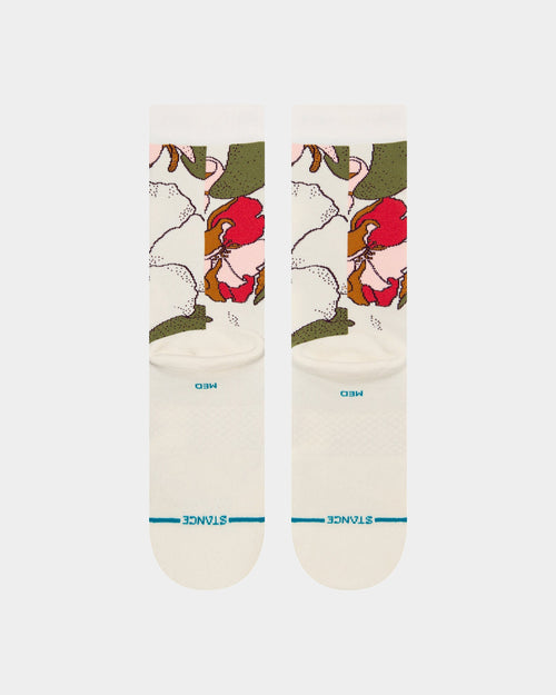 Stance Women's Flowers And Fields Socks Off White