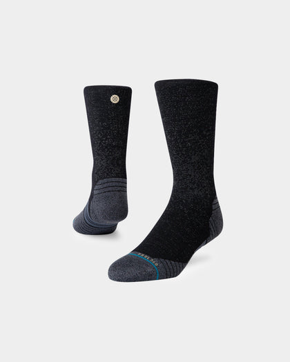 Stance Run Light Crew Socks Black