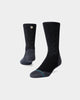 Stance Run Light Crew Socks Black
