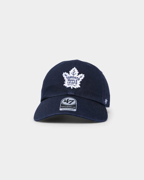 47 Brand Toronto Maple Leafs Clean Up Strapback Navy