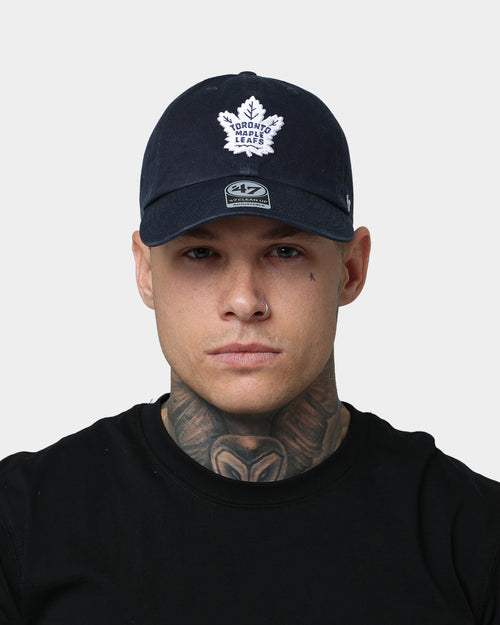 47 Brand Toronto Maple Leafs Clean Up Strapback Navy