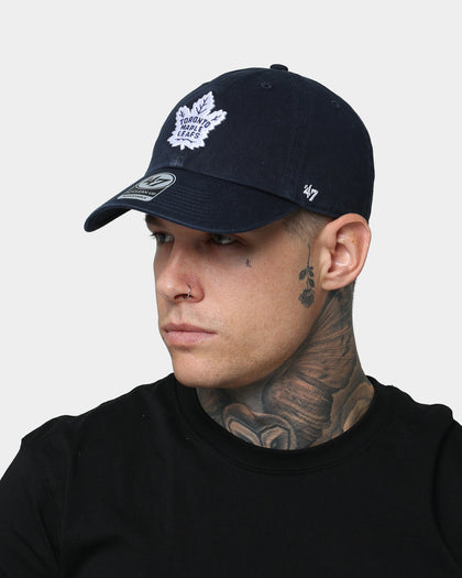 47 Brand Toronto Maple Leafs Clean Up Strapback Navy