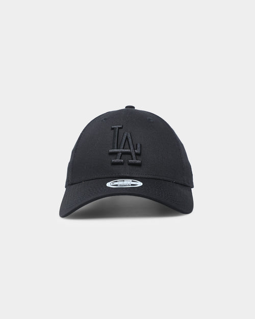 New Era Womens LA Dodgers 9FORTY Strapback Black/Black