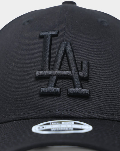 New Era Womens LA Dodgers 9FORTY Strapback Black/Black