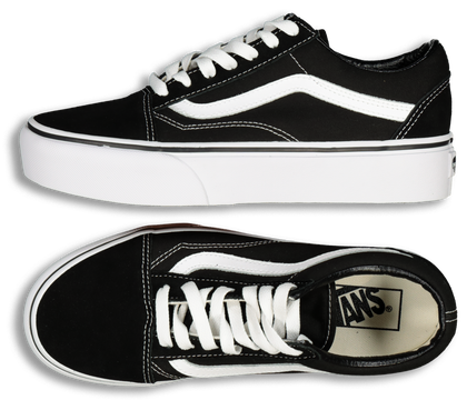 Vans Women's Old Skool Platform Black/White