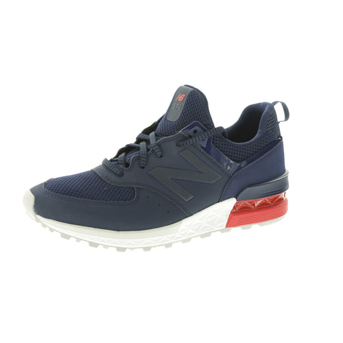 New Balance 574 Navy/Red/White
