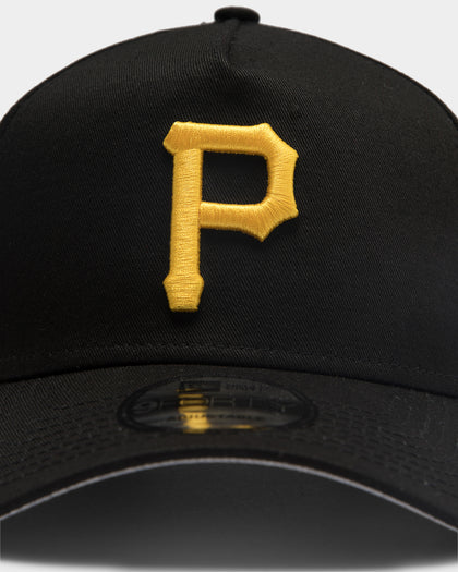 New Era Pittsburgh Pirates 9FORTY A-Frame Snapback Black/Yellow/Grey Undervisor