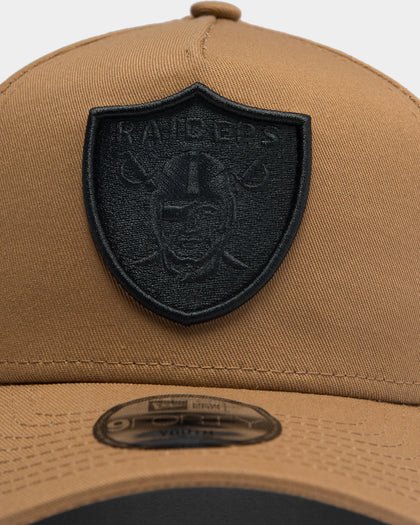 New Era Youth Oakland Raiders 9FORTY A-Frame Snapback Wheat
