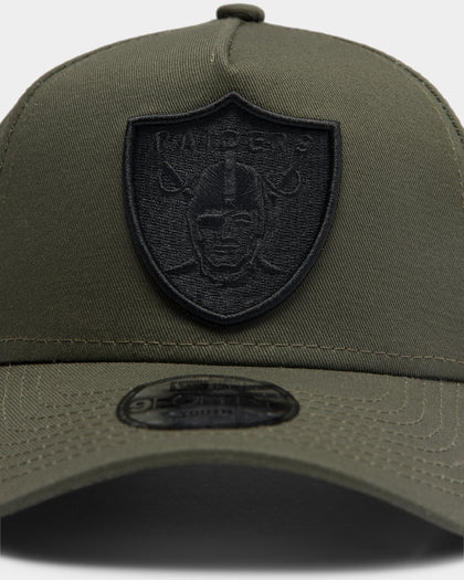 New Era Youth Oakland Raiders 9FORTY A-Frame Snapback Olive
