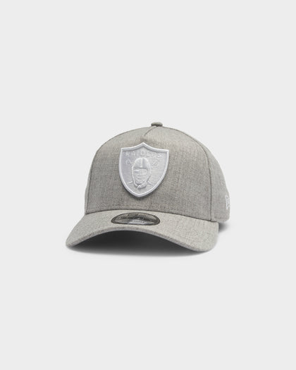 New Era Oakland Raiders 9FORTY A-Frame Snapback Heather Grey