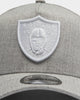 New Era Oakland Raiders 9FORTY A-Frame Snapback Heather Grey