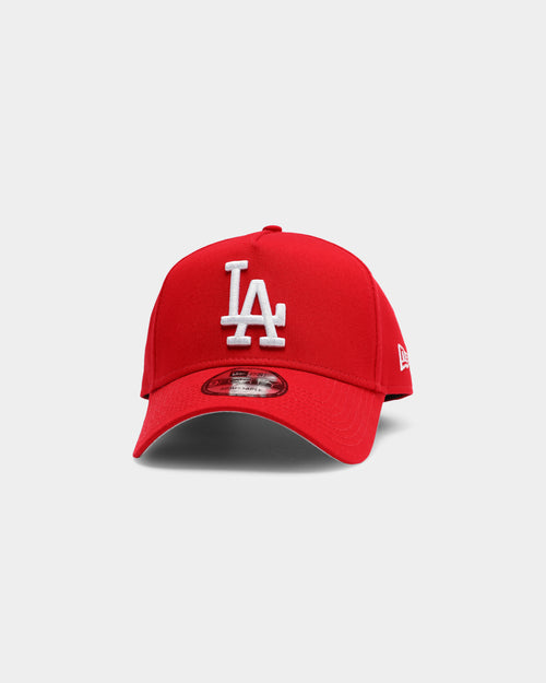 New Era Los Angeles Dodgers 9FORTY A-Frame Grey Undervisor Snapback Red/Grey
