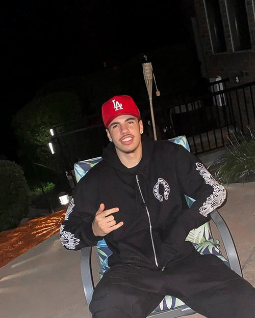 New Era Los Angeles Dodgers 9FORTY A-Frame Grey Undervisor Snapback Red/Grey