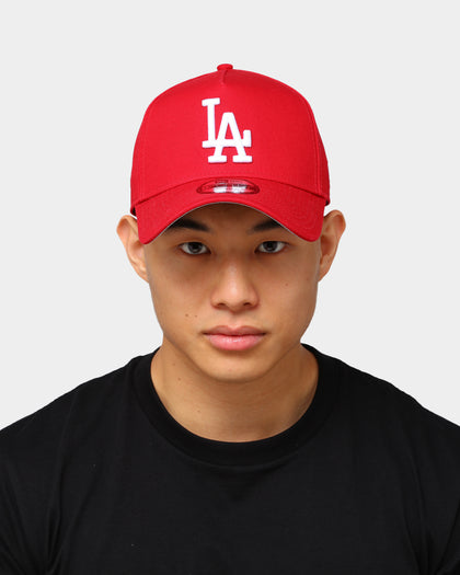 New Era Los Angeles Dodgers 9FORTY A-Frame Grey Undervisor Snapback Red/Grey