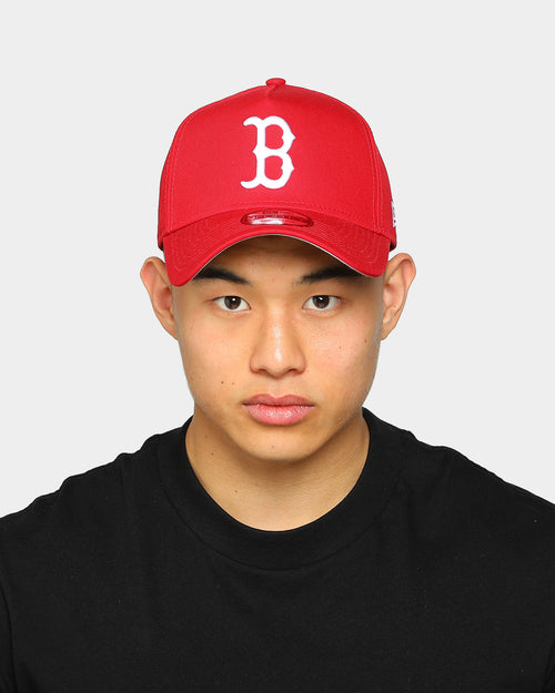 New Era Boston Red Sox 'Grey Undervisor' 9FORTY A-Frame Snapback Red/Grey