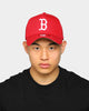 New Era Boston Red Sox 'Grey Undervisor' 9FORTY A-Frame Snapback Red/Grey