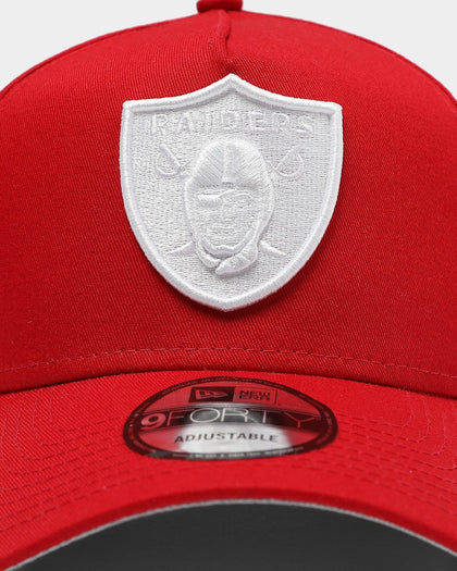 New Era Oakland Raiders 9FORTY A-Frame Grey Undervisor Snapback Red/Grey