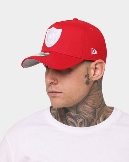 New Era Oakland Raiders 9FORTY A-Frame Grey Undervisor Snapback Red/Grey