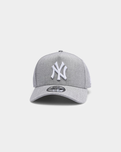 New Era New York Yankees 9FORTY A-Frame Snapback Heather Grey
