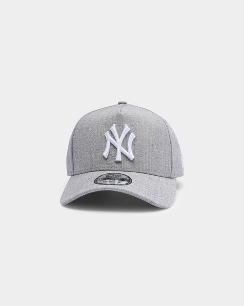 New Era New York Yankees 9FORTY A-Frame Snapback Heather Grey
