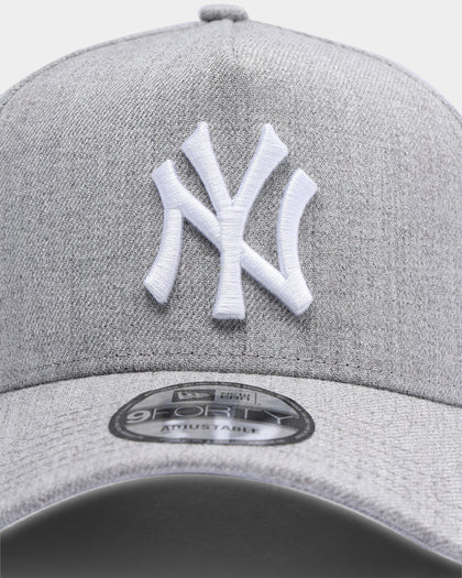 New Era New York Yankees 9FORTY A-Frame Snapback Heather Grey