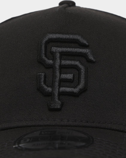 New Era San Francisco Giants 9FORTY A-Frame Snapback Black/Black