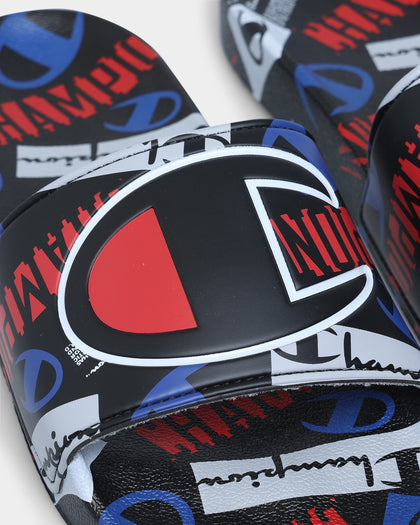 Champion IPO C Logo Slides Black/Multi