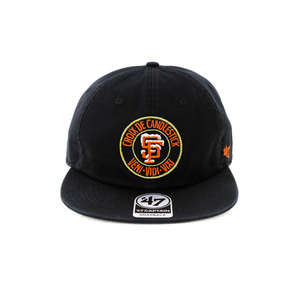 Thrasher x 47 Brand Goldmerrow Captain RL Snapback Black/Orange