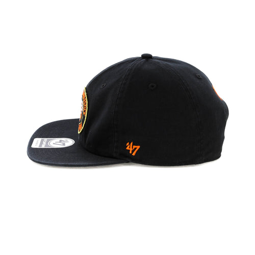 Thrasher x 47 Brand Goldmerrow Captain RL Snapback Black/Orange