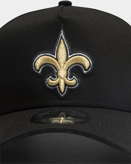 New Era New Orleans Saints NFL 9FORTY A-Frame Snapback Black