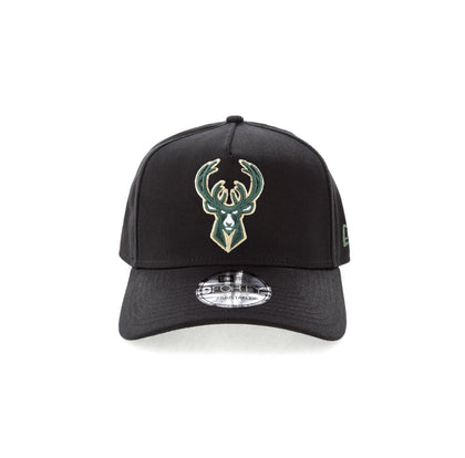 New Era Milwaukee Bucks NBA 9FORTY A-Frame Snapback Black