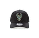 New Era Milwaukee Bucks NBA 9FORTY A-Frame Snapback Black