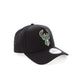New Era Milwaukee Bucks NBA 9FORTY A-Frame Snapback Black