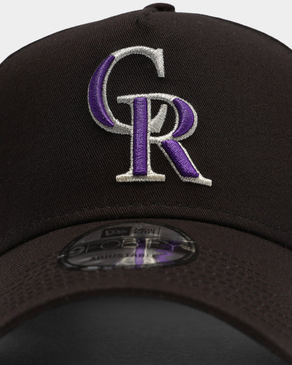 New Era Colorado Rockies MLB 9FORTY A-Frame Snapback Black