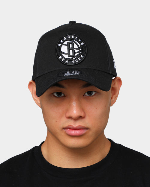 New Era Brooklyn Nets NBA 9FORTY A-Frame Snapback Black
